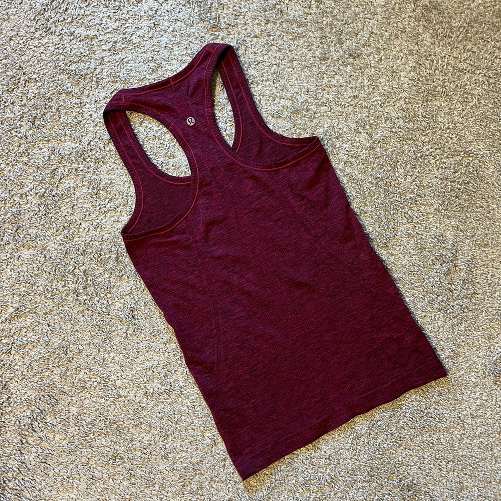 Women's Burgundy Tank Top